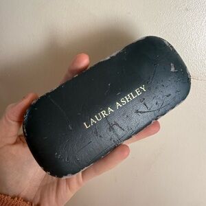 Empty laura Ashley rare 90s green hard case sunglasses eyeglasses case RARE